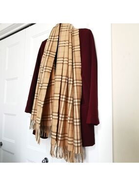 Authentic Burberry London Long Plaid Scarf